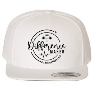 Difference Maker Laborotary Life Wool Snapback Cap