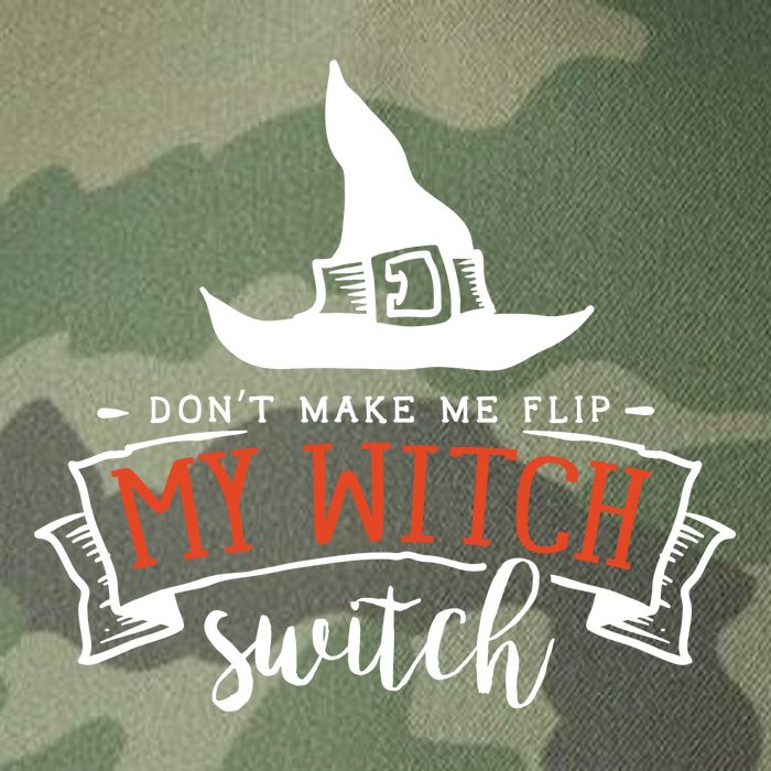 Dont Make Me Flip My Witch Switch Funny Sassy Halloweens Legacy Tie Dye Trucker Hat