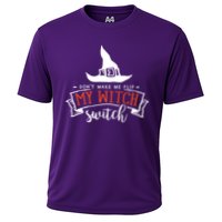 Dont Make Me Flip My Witch Switch Funny Sassy Halloweens Performance Shirt