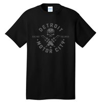 Detroit Michigan Motor City Vintage Biker Tall T-Shirt