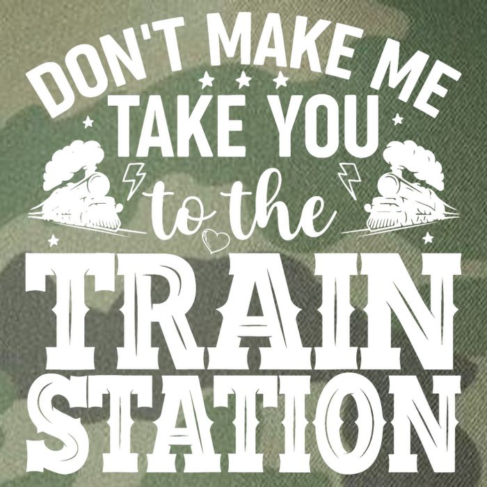 DonT Make Me Take You To The Train Station Legacy Tie Dye Trucker Hat