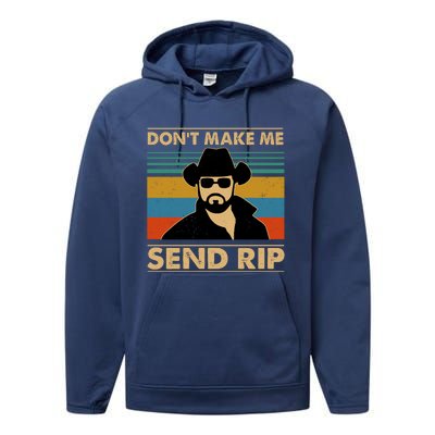 Dont Make Me Send Rip Performance Fleece Hoodie