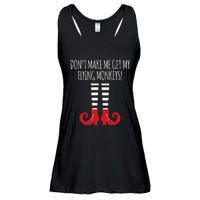 Don't Make Me Get My Flying Monkeys Halloween Costume Ladies Essential Flowy Tank