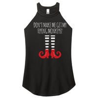 Don't Make Me Get My Flying Monkeys Halloween Costume Women's Perfect Tri Rocker Tank