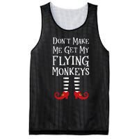 Don't Make Me Get My Flying Monkeys Costume Quote Mesh Reversible Basketball Jersey Tank