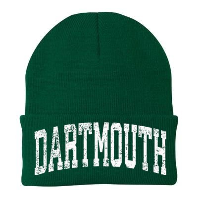 Dartmouth Massachusetts Ma Vintage Athletic Sports Design Knit Cap Winter Beanie