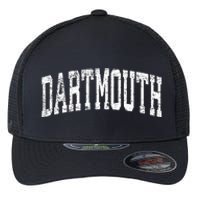 Dartmouth Massachusetts Ma Vintage Athletic Sports Design Flexfit Unipanel Trucker Cap