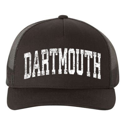 Dartmouth Massachusetts Ma Vintage Athletic Sports Design Yupoong Adult 5-Panel Trucker Hat