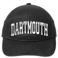 Dartmouth Massachusetts Ma Vintage Athletic Sports Design 7-Panel Snapback Hat