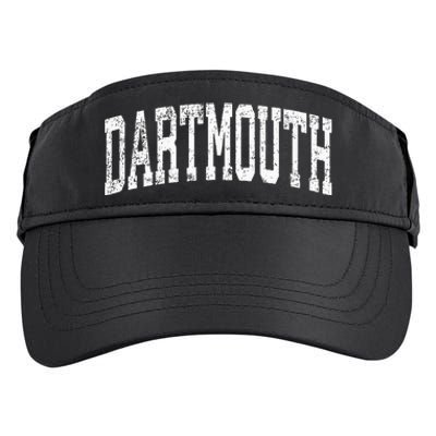 Dartmouth Massachusetts Ma Vintage Athletic Sports Design Adult Drive Performance Visor