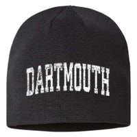 Dartmouth Massachusetts Ma Vintage Athletic Sports Design Sustainable Beanie