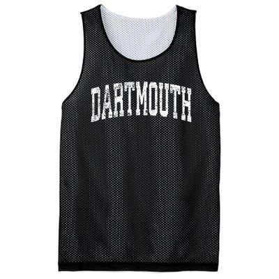 Dartmouth Massachusetts Ma Vintage Athletic Sports Design Mesh Reversible Basketball Jersey Tank