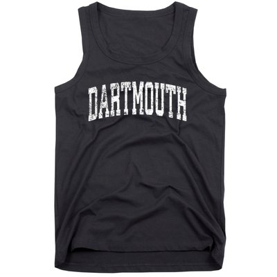 Dartmouth Massachusetts Ma Vintage Athletic Sports Design Tank Top