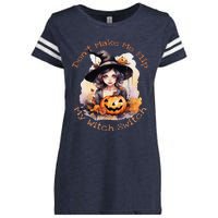 DonT Make Me Flip My Witch Switch Halloween Couples 2024 Enza Ladies Jersey Football T-Shirt