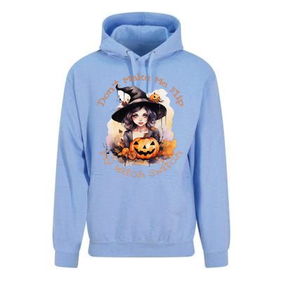 DonT Make Me Flip My Witch Switch Halloween Couples 2024 Unisex Surf Hoodie