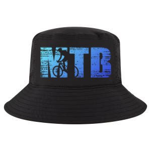 Distressed Mtb Mountain Bike Meaningful Gift For Mountain Bikers Gift Cool Comfort Performance Bucket Hat