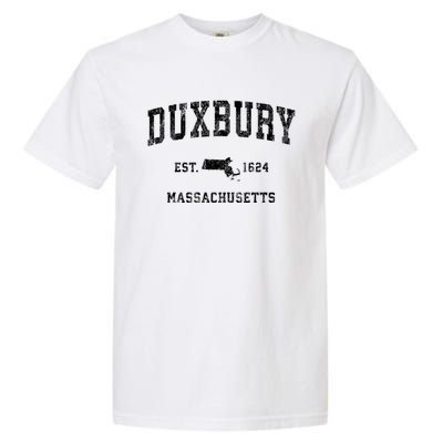 Duxbury Massachusetts Ma Vintage Athletic Sports Garment-Dyed Heavyweight T-Shirt