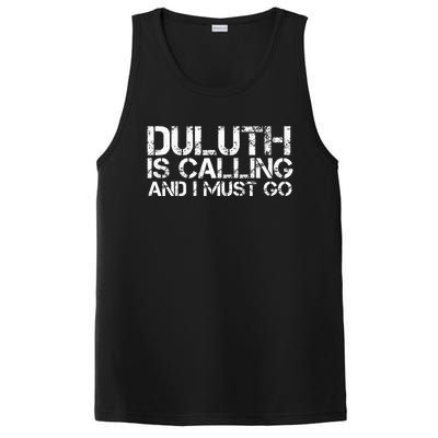 Duluth Mn Minnesota Funny City Trip Home Roots Usa Gift PosiCharge Competitor Tank