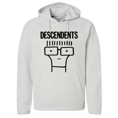 Descendents Merchandise Milo Outline Performance Fleece Hoodie