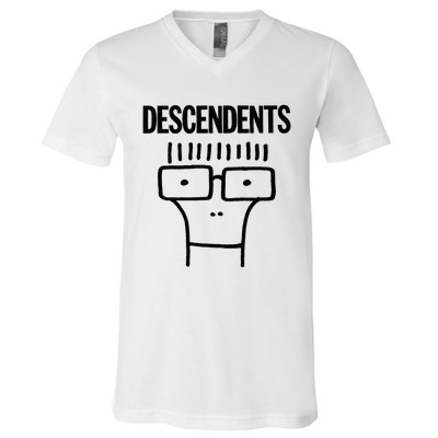 Descendents Merchandise Milo Outline V-Neck T-Shirt