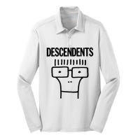 Descendents Merchandise Milo Outline Silk Touch Performance Long Sleeve Polo