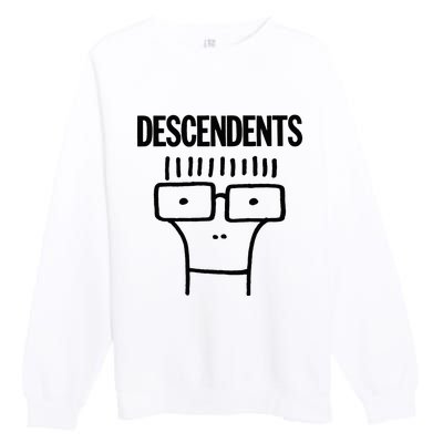 Descendents Merchandise Milo Outline Premium Crewneck Sweatshirt