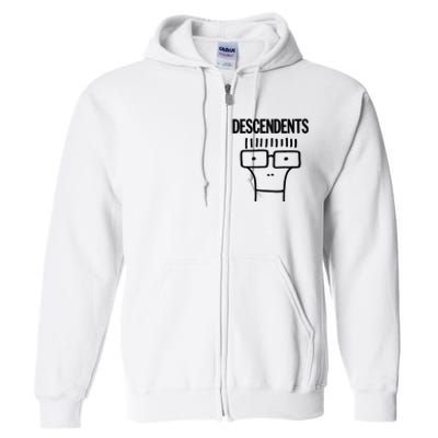 Descendents Merchandise Milo Outline Full Zip Hoodie