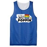 Don't Mind Me Just Poppin Funny Fidget Gaming Gift Mesh Reversible Basketball Jersey Tank