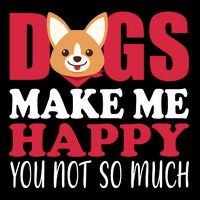 Dogs Make Me Happy You Not So Much Impact Tech Backpack