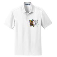 Don't Make Me Go All Voodoo On You Mardi Gras Voodoo Doll Dry Zone Grid Polo