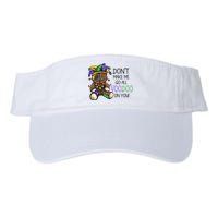 Don't Make Me Go All Voodoo On You Mardi Gras Voodoo Doll Valucap Bio-Washed Visor