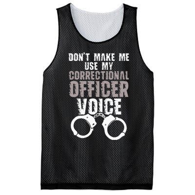 Dont Make Me Use My Correctional Mesh Reversible Basketball Jersey Tank