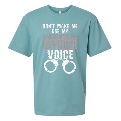 Dont Make Me Use My Correctional Sueded Cloud Jersey T-Shirt