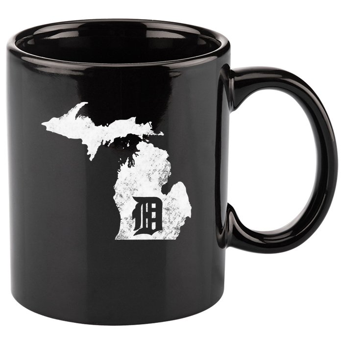Detroit Michigan Motor City Midwest D 11oz C Handle Ceramic Mug