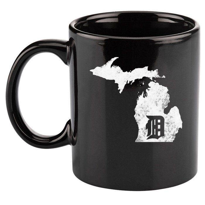 Detroit Michigan Motor City Midwest D 11oz C Handle Ceramic Mug