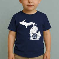 Detroit Michigan Motor City Midwest D Toddler T-Shirt