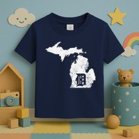 Detroit Michigan Motor City Midwest D Toddler T-Shirt