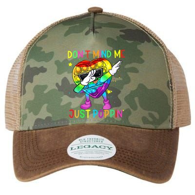 Don’t Mind Me Just Poppin Gift Legacy Tie Dye Trucker Hat
