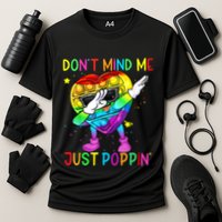 Don’t Mind Me Just Poppin Gift Cooling Performance Crew T-Shirt