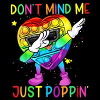Don’t Mind Me Just Poppin Gift Cooling Performance Crew T-Shirt