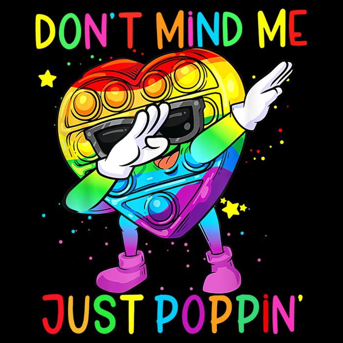 Don’t Mind Me Just Poppin Gift Cooling Performance Crew T-Shirt