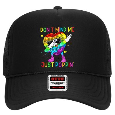 Don’t Mind Me Just Poppin Gift Trucker Hat