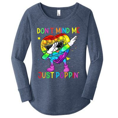 Don’t Mind Me Just Poppin Gift Women's Perfect Tri Tunic Long Sleeve Shirt