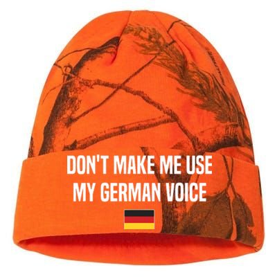 Dont Make Me Use My German Voice Germany German Saying Kati Licensed 12" Camo Beanie