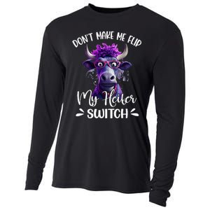 DonT Make Me Flip My Heifer Switch Cooling Performance Long Sleeve Crew