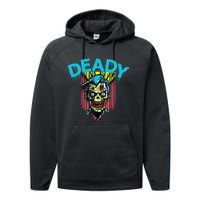 Deady Mummy Matching Dad Mom Halloween Pop Art Performance Fleece Hoodie