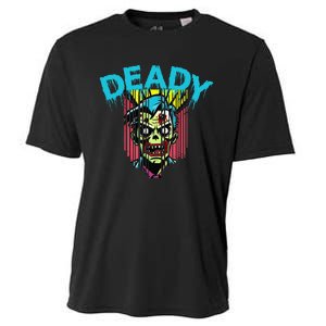 Deady Mummy Matching Dad Mom Halloween Pop Art Cooling Performance Crew T-Shirt