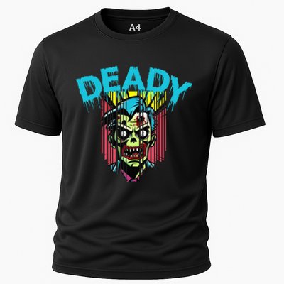 Deady Mummy Matching Dad Mom Halloween Pop Art Cooling Performance Crew T-Shirt