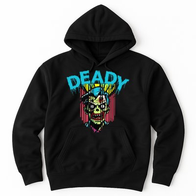 Deady Mummy Matching Dad Mom Halloween Pop Art Hoodie