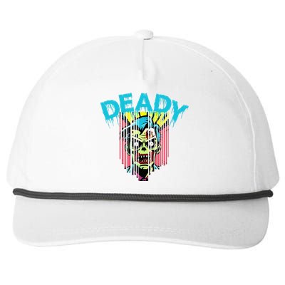 Deady Mummy Matching Dad Mom Halloween Pop Art Snapback Five-Panel Rope Hat